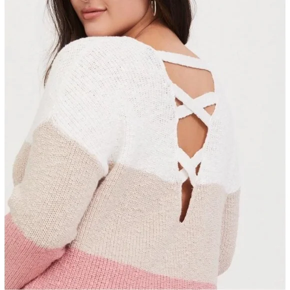 Torrid Criss Cross Back Sweater - Picture 3 of 13
